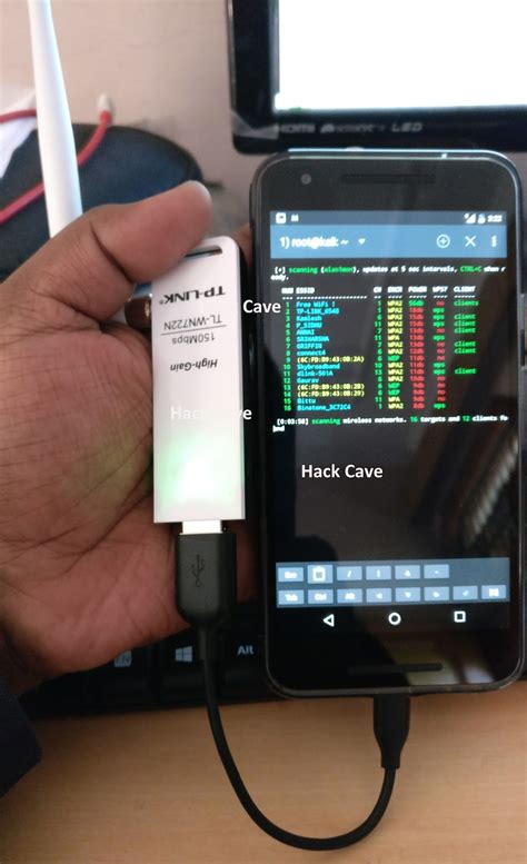 USB wifi adapter Have just installed NetHunter onto my device, and my USB wifi adapter isn't showing up, but it does show up with dmesg grep usb as shown in the screenshots, what am I doing wrong, and how do I fix this. . Kali nethunter wireless drivers